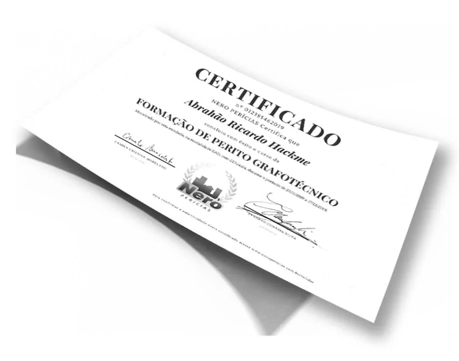 curso de perito grafotécnico reconhecido pelo mec